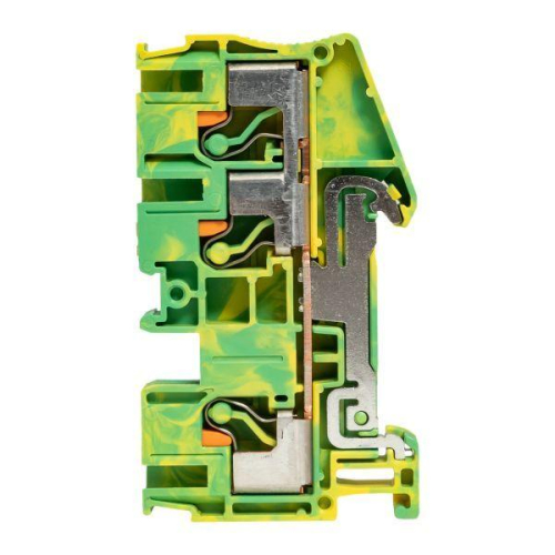 Колодка клеммная пружинная 6 Push-in 3 вывода земля EKF PIT-6-3-pe фото 7