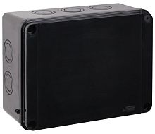 Коробка Тусо распаячная для ОП 300х220х120мм без гермовводов УХЛ1 IP67 черн. Ruvinil 67068Ч