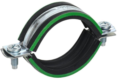 Скоба двухкомпонентная с резин. уплотн. d32-35мм метал. ELASTA IEK ET-MP40D-SK-032-02-090