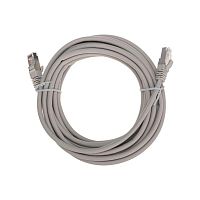 Патч-корд F/UTP кат.5e RJ45-RJ45 26AWG LSZH 5м сер. Rexant 02-0110-5