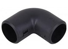 Угол соединительный 90град. для трубы 32мм черн. Ruvinil У01232Ч