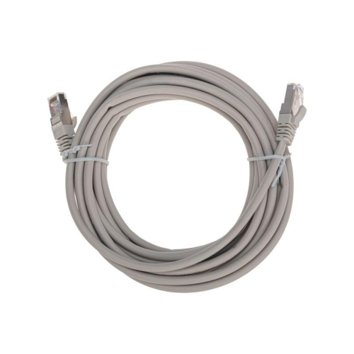 Патч-корд F/UTP кат.5e RJ45-RJ45 26AWG LSZH 5м сер. Rexant 02-0110-5