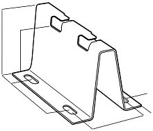 Кронштейн безвинтовой R50 316L CABLOFIL 348531