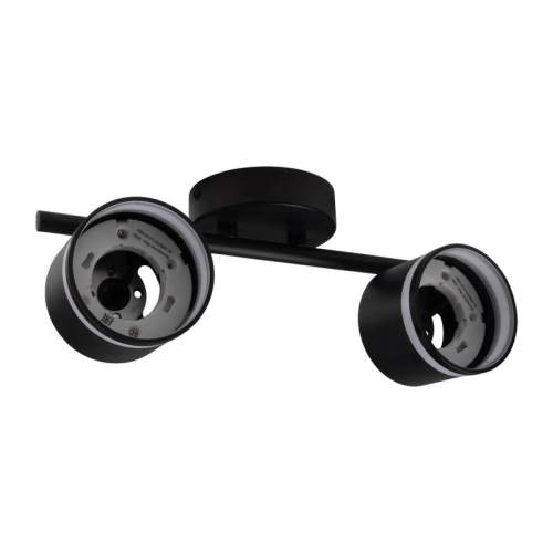 Светильник PCL-0702 max 20Вт (каждая лампа) 2xGX53 IP20 230В BL настен./потолочн. декор. под лампу JazzWay 5066809 фото 3