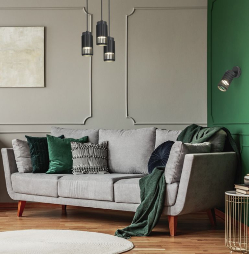 Светильник 4208 2хGU10 настенно-потолочный черн. IEK LT-USB0-4208-GU10-2-K02 фото 4