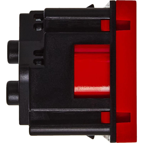Розетка 2мод. 16А 250В 45град. с заземл. без защ. шторок винт. зажимы красн. ИЭК Leg 4525051 фото 3