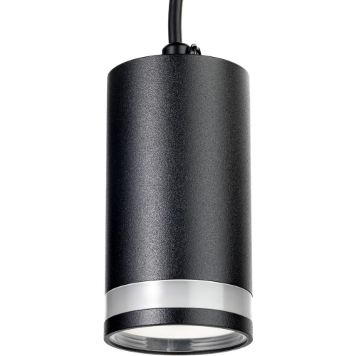 Светильник трековый подвес ARTLINE 55х55х100мм GU10 230В алюм./пластик. 2.6кв.м черн.н. Ritter 59930 6 фото 4