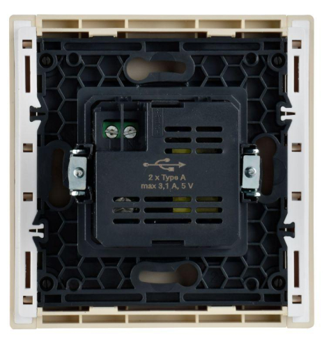 Розетка USB A+A 3.1А FORTE&PIANO FP449 ваниль IEK FP-U21-D31-K10 фото 3 Розетка USB A+A 3.1А FORTE&PIANO FP449 ваниль IEK FP-U21-D31-K10 фото 3