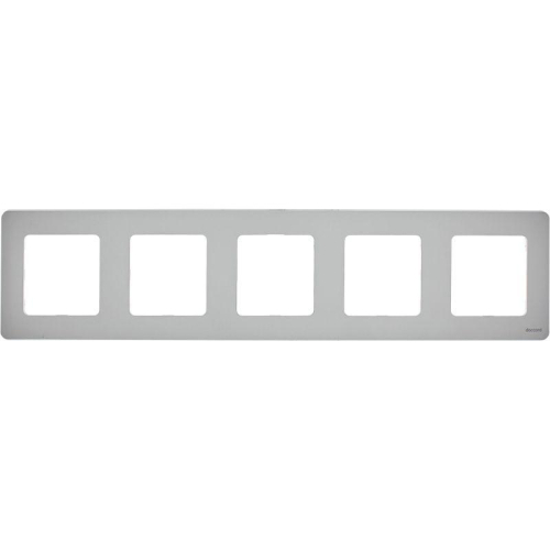 Рамка 5-м Inspiria алюм. IEK 673972 фото 2 Рамка 5-м Inspiria алюм. IEK 673972 фото 2