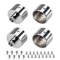 Заглушка WPH-FLEX-D22-360deg с отверстием металл (комплект) Arlight 046102