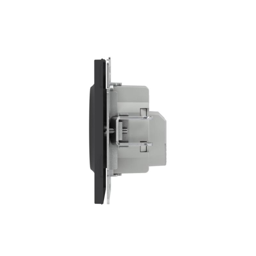 Розетка силовая KANT 2P+E защ. шторки черн. уголь DKC 7012003 фото 4 Розетка силовая KANT 2P+E защ. шторки черн. уголь DKC 7012003 фото 4