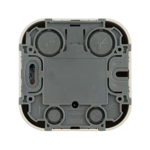 Розетка телефонная 1-м ОП Quteo RJ11 сл. кость IEK 782244 фото 3