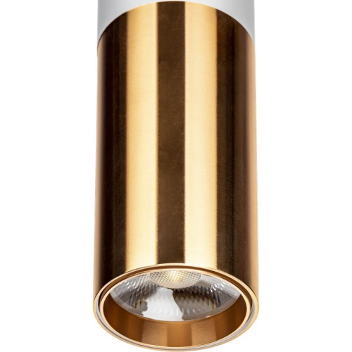 Светильник трековый подвес светодиодный ARTLINE 40х40х300мм 12Вт 960Лм 4000К 230В алюм. 6.4кв.м бел./зол. Ritter 59710 4 фото 6