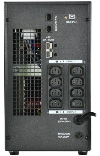 Источник бесперебойного питания ELECTRA LT 3кВА/2.4кВт 48VDC без АКБ USB ITK ELT-3000VA-1-L фото 4