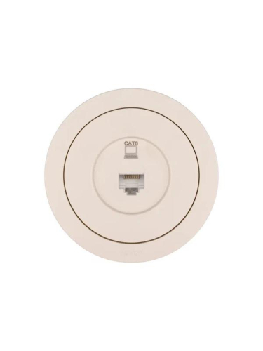 Розетка компьютерная СП OSEN RJ45 кат.6 механизм сл. кость LEZARD 743-9088-140 фото 3