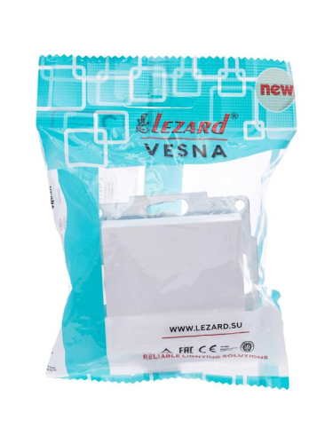 Выключатель 1-кл. 1п СП Vesna 10А IP20 с индикацией механизм бел. LEZARD 742-0288-111 Выключатель 1-кл. 1п СП Vesna 10А IP20 с индикацией механизм бел. LEZARD 742-0288-111