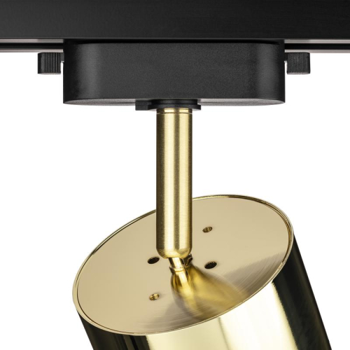 Светильник трековый ARTLINE поворотный 85х85х55мм GX53 230В алюм. 4кв.м зол. Ritter 59860 6 фото 5