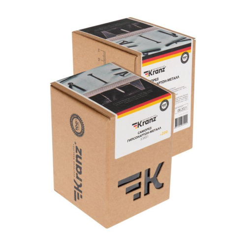 Саморез гипсокартон-металл 3.5х51 (уп.200шт) Kranz KR-01-3341-008 фото 2 Саморез гипсокартон-металл 3.5х51 (уп.200шт) Kranz KR-01-3341-008 фото 2
