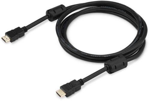 Кабель аудио-видео HDMI 1.4 HDMI (m)/HDMI (m) 1.8м. феррит.кольца черн. (HDMI-19M/19M-1.8M-MG) BURO 817219