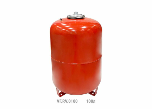 Бак расширительный вертикальный RV 100л (с мал. ножками) (8шт/пал) красн. VALFEX VF.RV.0100 Бак расширительный вертикальный RV 100л (с мал. ножками) (8шт/пал) красн. VALFEX VF.RV.0100