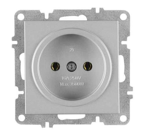 Розетка 1-м СП LAVIN/KAREN 16А IP20 без заземл. механизм сер. ARVIA 50 03 2000 215 Розетка 1-м СП LAVIN/KAREN 16А IP20 без заземл. механизм сер. ARVIA 50 03 2000 215