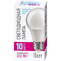 Лампа светодиодная 82 911 OLL-A55-10-230-4K-E27-PROMO 10Вт грушевидная 4000К E27 220-240В ОНЛАЙТ 82911