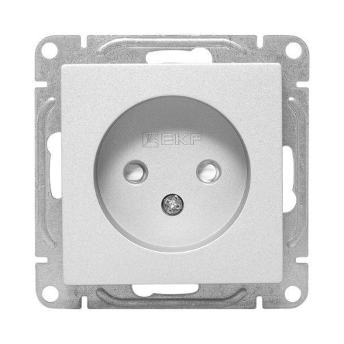 Розетка СП Эпика 16А без заземл. защ. шторки механизм алюм. EKF UP1-SOA-101 фото 3 Розетка СП Эпика 16А без заземл. защ. шторки механизм алюм. EKF UP1-SOA-101 фото 3