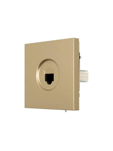 Розетка компьютерная 1-мест. СП ZIMA IP20 зол. LEZARD 704-3688-140 фото 2