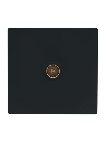 Розетка 1-мест. TV оконечная черн. бархат LEZARD 752-4200-130 Розетка 1-мест. TV оконечная черн. бархат LEZARD 752-4200-130