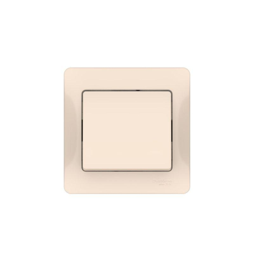 Выключатель 1-кл. Glossa (сх. 1) 10AX быстрозажим. клем. в сборе беж. SE GSL000212S фото 4