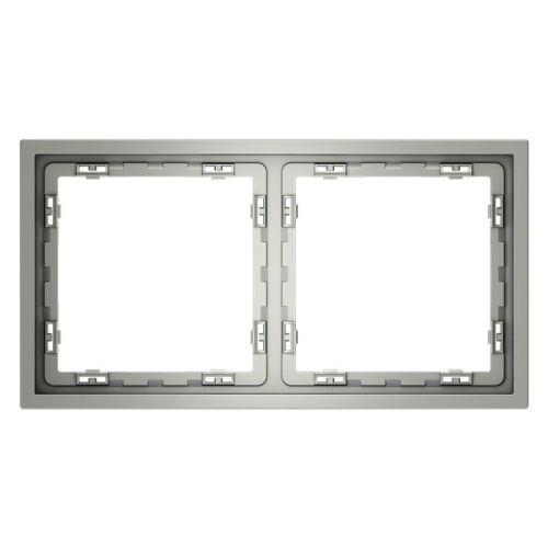 Рамка 2-м S70 пластик. сталь Voltum VLS100205 Рамка 2-м S70 пластик. сталь Voltum VLS100205