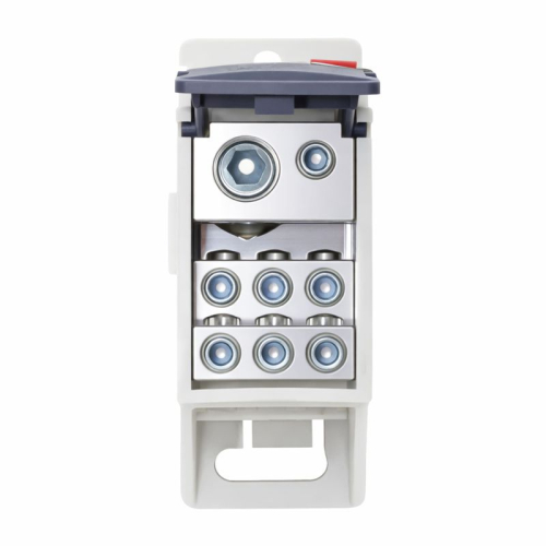 Блок распределительный винтовой зажим 1х70кв.мм 7х16кв.мм DKC POD-160 фото 4