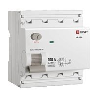 Выключатель дифференциального тока 4п 100А 300мА тип AC 6кА ВД-100N электромех. PROxima EKF E1046M100300