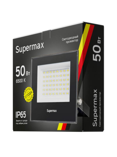 Прожектор светодиодный Supermax SPR 50Вт 6500К 5000лм IP65 КОСМОС S_PR_LED_50 фото 3