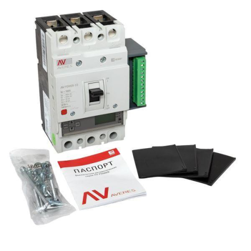 Выключатель автоматический 3п 160А 50кА AV POWER-1/3 ETU6.2 AVERES EKF mccb-13-160-6.2-av фото 4