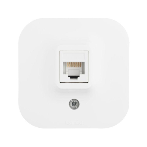 Розетка компьютерная 1-м ОП Quteo RJ45 кат.5E UTP бел. IEK 782224 фото 2