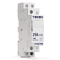 Контактор модульный 18мм 25А 230В АС 2НО PRIZMA TOKOV ELECTRIC TKE-PZ-MC-1-25-230-20