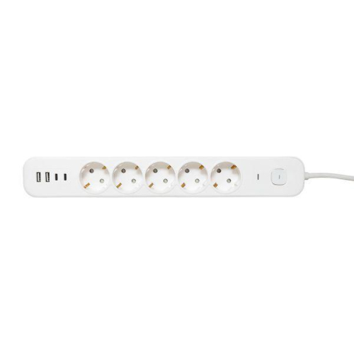 Удлинитель 5х1.5м IP20 2USB 2.4А+2type-C LUX 1.5кв.мм EKF UBA-LUX-515-TC фото 4