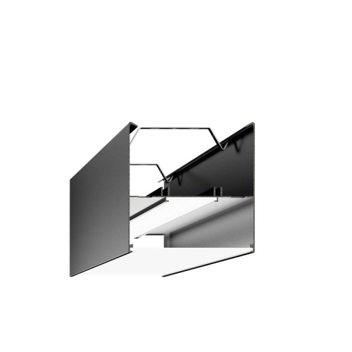 Светильник светодиодный ДПО/ДСО TS 02 S 48 OP 840 L1500 BK 1500х60х60 мм 40Вт 4000К IP20 подвесной линейный в компл. с тросом 3м черн. Русский Свет 11050224515 фото 4