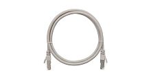 Патч-корд кат.5E (класс D) F/UTP 4 пары 26 AWG (7х0.165мм) 100МГц 2хRJ45 (8P8C) BC чистая медь LSZH нг(А)-HFLTx 0.5м сер. NIKOMAX NMC-PC4SD55B-005-C-GY
