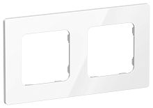 Рамка 2-м СП FLITE РУ-2-К-ФлБ бел. IEK FI-M22-32-20-K01