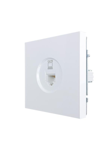 Розетка компьютерная 1-мест. СП ZIMA бел. LEZARD 704-0288-140 фото 4