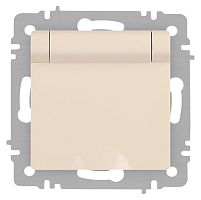 Розетка Accent 6-203-02 2P+E Schuko с крышкой 16А-250В IP20 СУ сл.кость Intro Б0063716