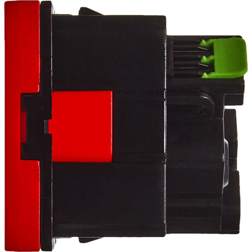 Розетка 2мод. 16А 250В 45град. с заземл. без защ. шторок безвинт. зажимы красн. ИЭК Leg 4525058 фото 4