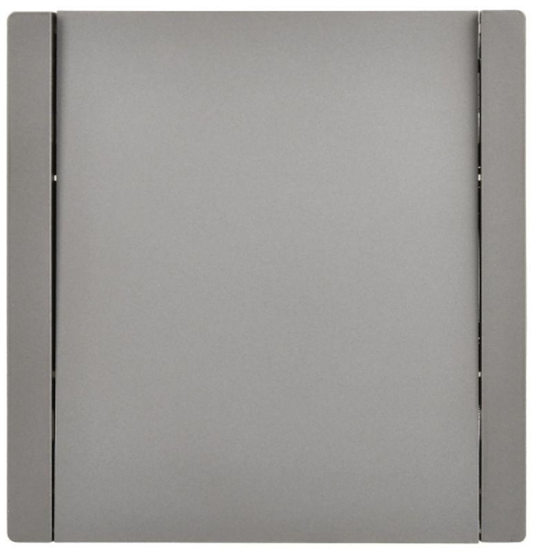 Выключатель 1-кл. FORTE&PIANO 10А FP510 с самовозвратом сталь IEK FP-V14-0-10-1-K46 фото 2