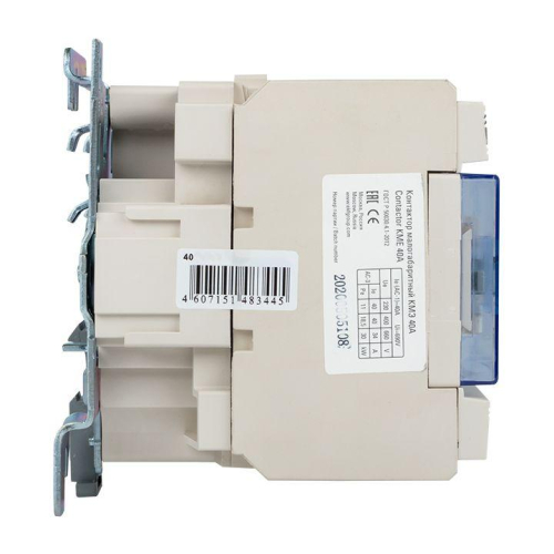Контактор КМЭ 40А кат. 195.5-253В AC 1НО+1НЗ EKF ctr-s-40-220 фото 2