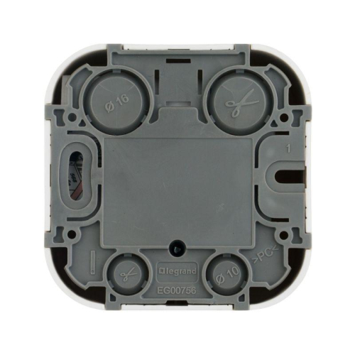 Розетка компьютерная 1-м ОП Quteo RJ45 кат.5E UTP бел. IEK 782224 фото 3