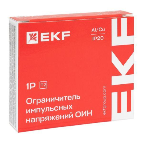 Ограничитель импульсных напряжений ОИН 1Р In=5kA Un=275B Imax=12.5kA EKF opv-oin фото 3