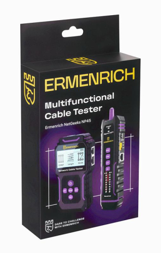 Тестер кабельный многофункциональный NetGeeks NP45 Ermenrich 84554 фото 6