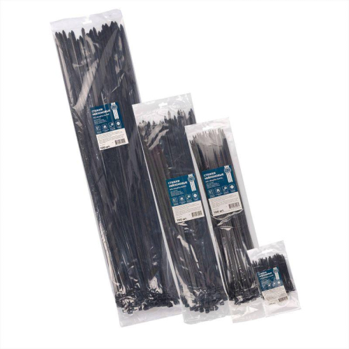 Хомут нейлоновый НСС "EasyFix" 9х760 черн. (уп.100шт) Fortisflex 84822 фото 3